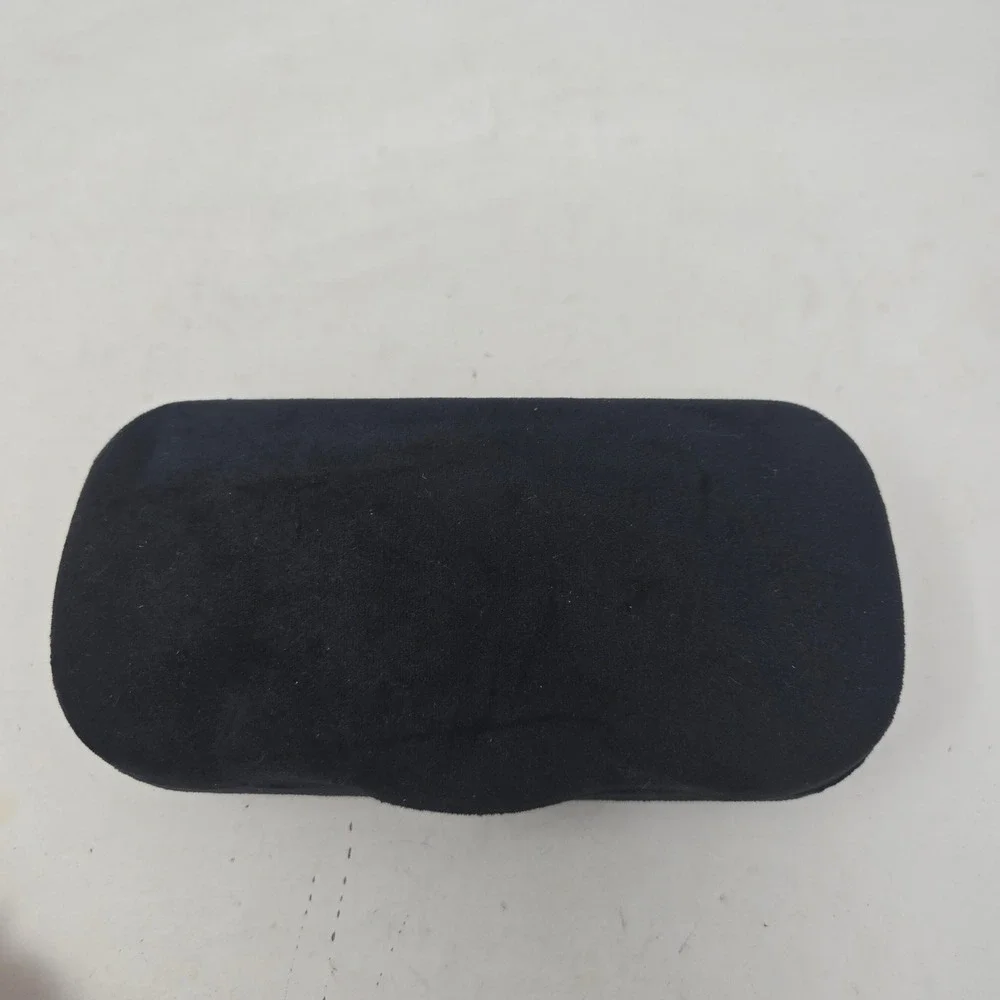 Gucci Black Velvet Sunglasses Case Hardshell Gold Logo Eyewear Protector Luxury